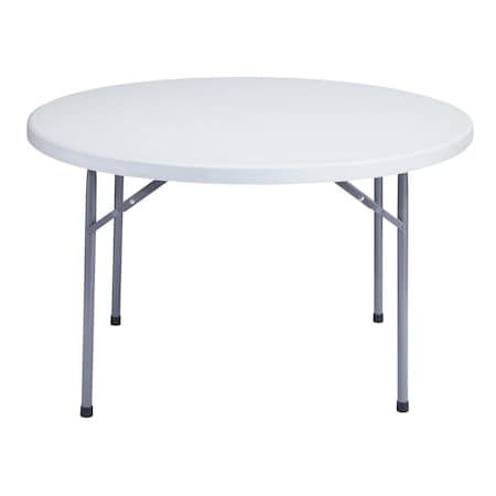 Atlas Commercial Products TitanPRO Plastic Folding Table, 48 Round PFT2-48R